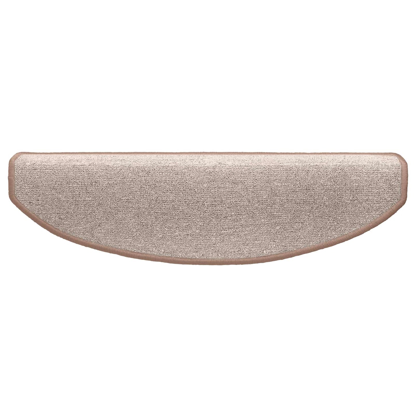 Selvlimende trappematter 15 pcs Lys Brun 80 x 24,5 x 3,5 cm