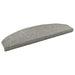 Selvlimende trappematter 15 pcs Lysegrå 80 x 24,5 x 3,5 cm