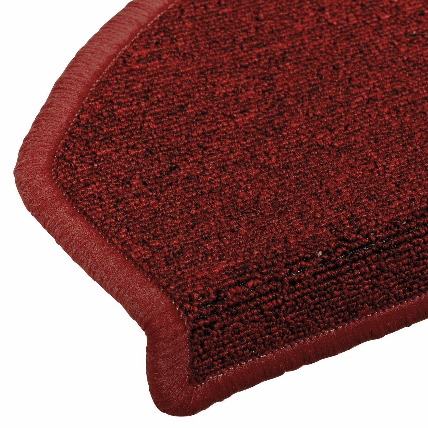 Selvlimende trappematter 15 pcs Bordeaux Rød 80 x 24,5 x 3,5 cm