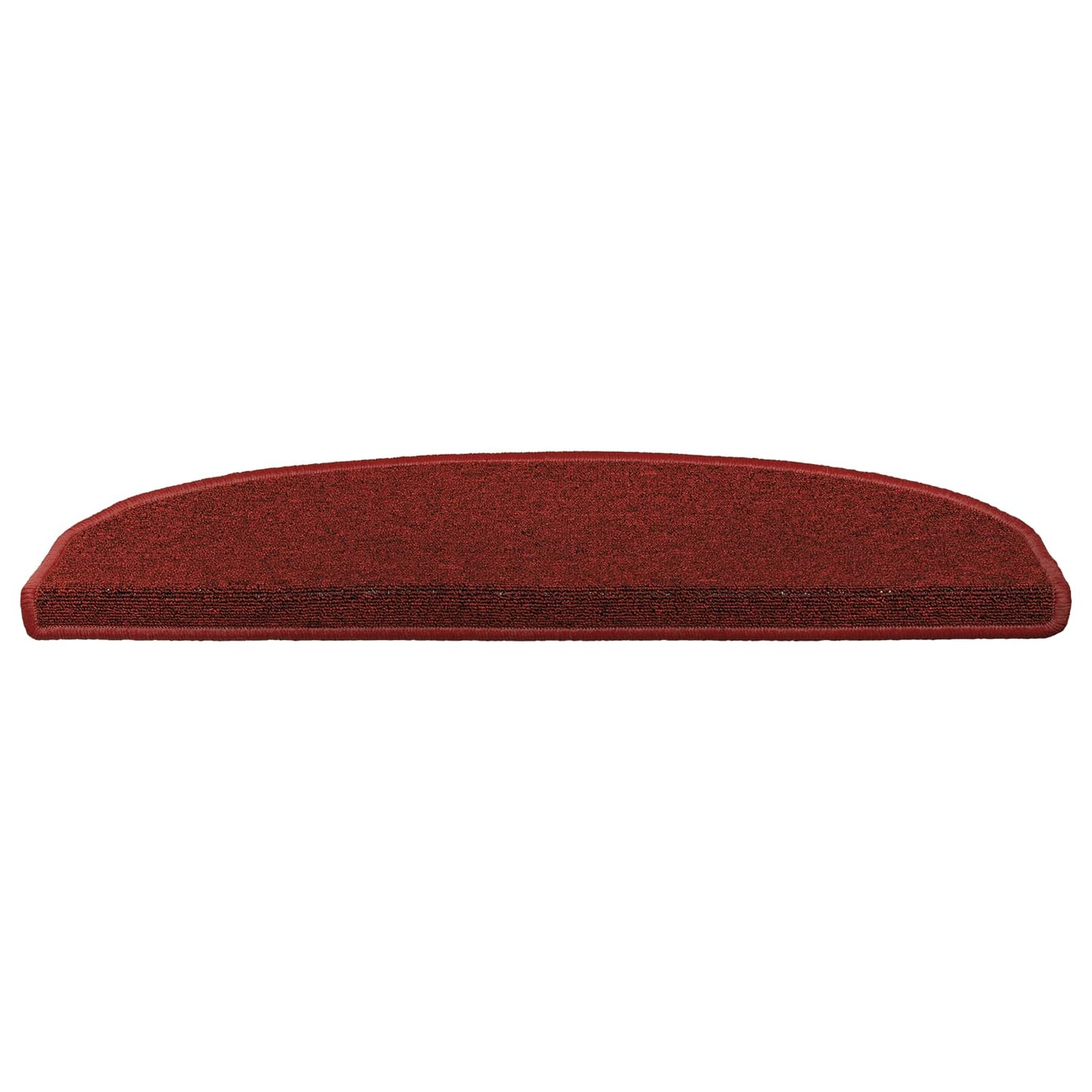Selvlimende trappematter 15 pcs Bordeaux Rød 80 x 24,5 x 3,5 cm
