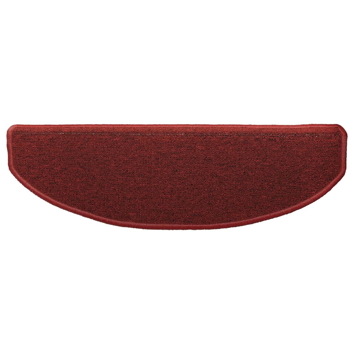 Selvlimende trappematter 15 pcs Bordeaux Rød 80 x 24,5 x 3,5 cm