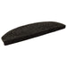 Selvlimende trappematter 15 pcs Antrasitt 80 x 24,5 x 3,5 cm