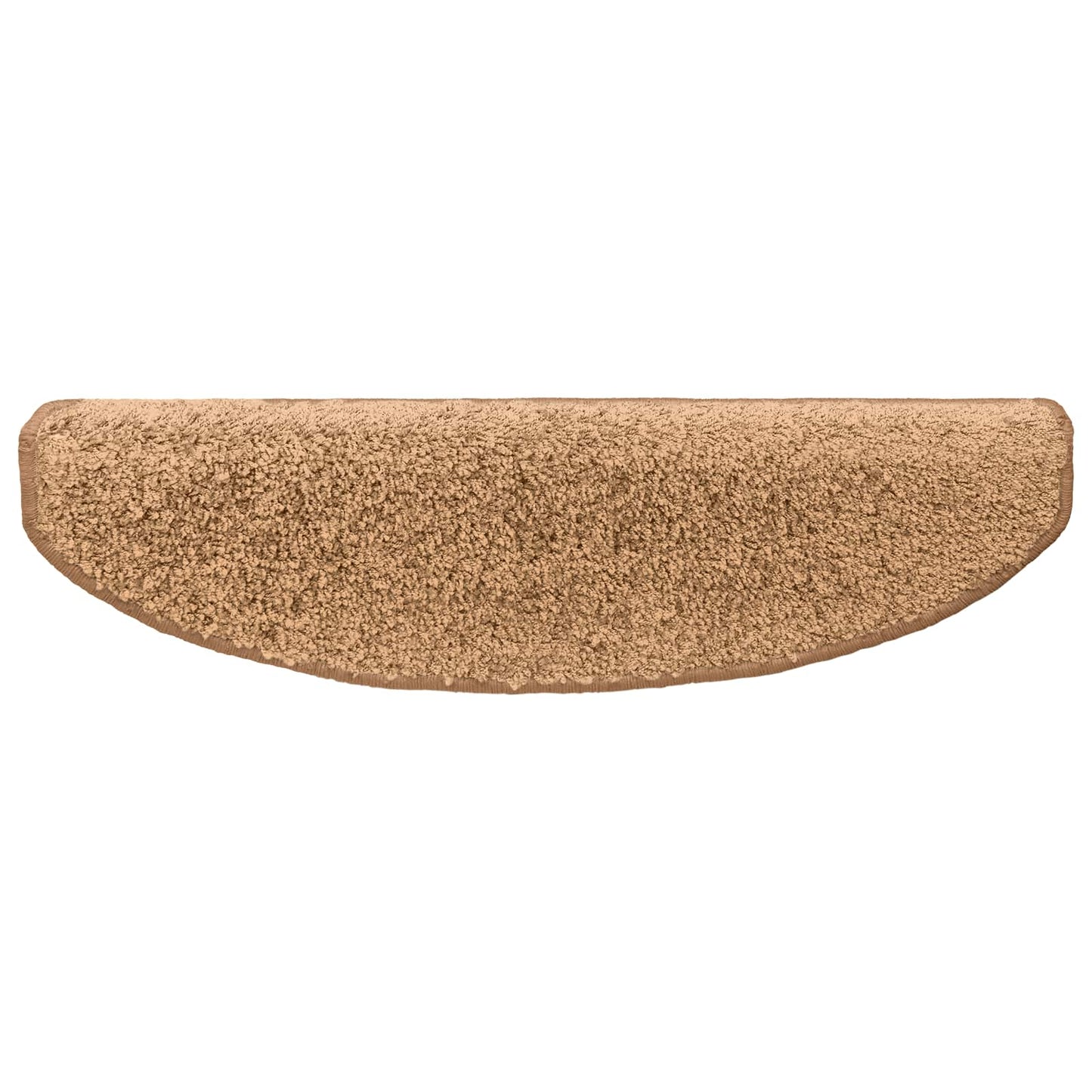 Selvlimende trappematter 15 pcs Beige 80 x 24,5 x 3,5 cm