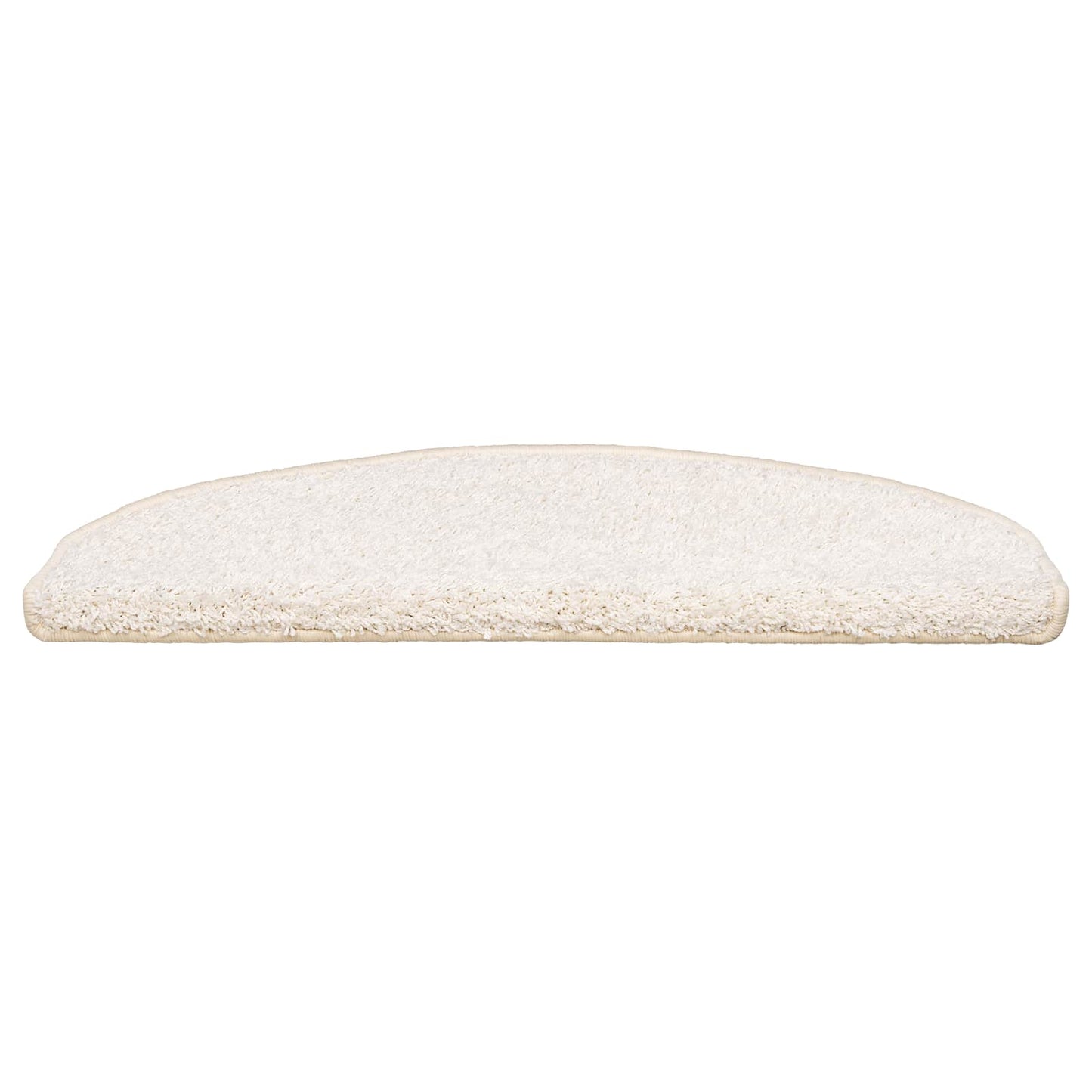 Selvlimende trappematter 15 pcs Hvit 80 x 24,5 x 3,5 cm