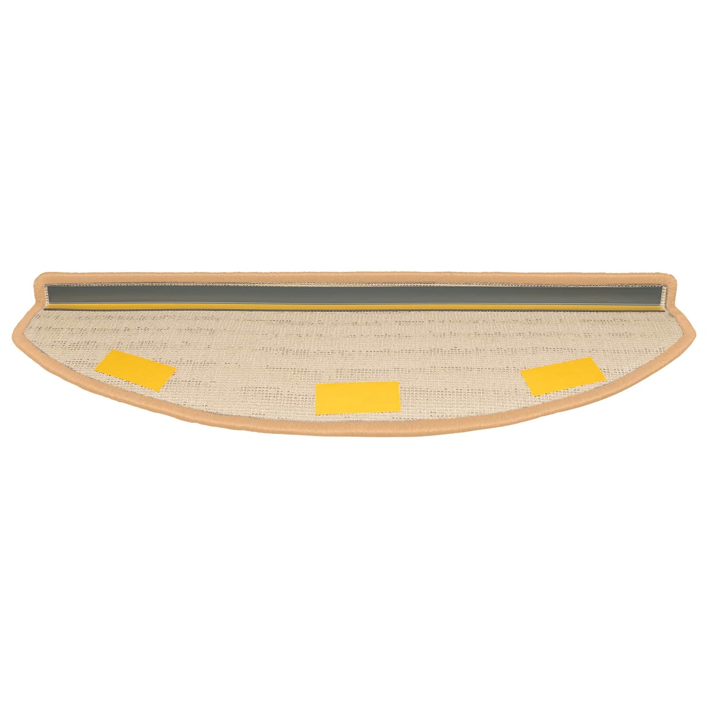 Selvlimende trappematter 15 pcs Gull 80 x 24,5 x 3,5 cm