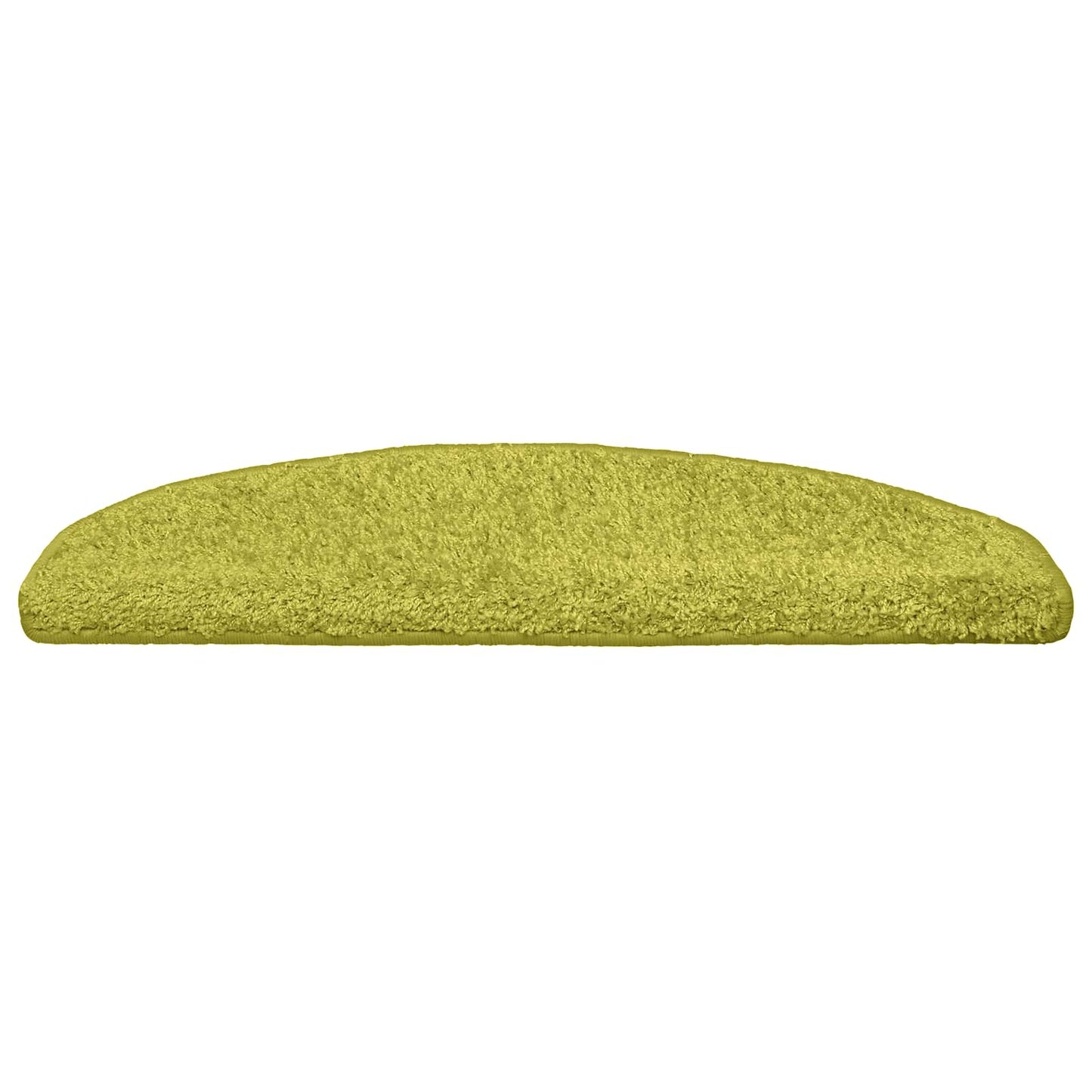 Selvlimende trappematter 15 pcs Grønn 80 x 24,5 x 3,5 cm