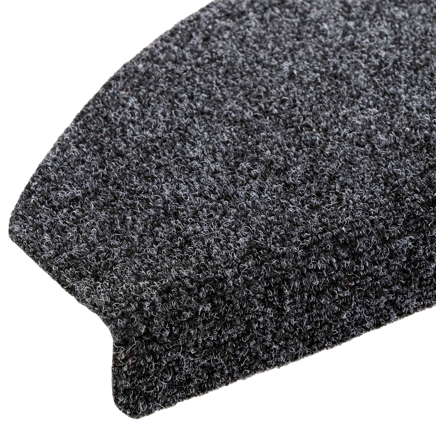 Selvlimende trappematter 15 pcs Mørkegrå 80 x 24,5 x 3,5 cm