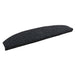 Selvlimende trappematter 15 pcs Svart 80 x 24,5 x 3,5 cm