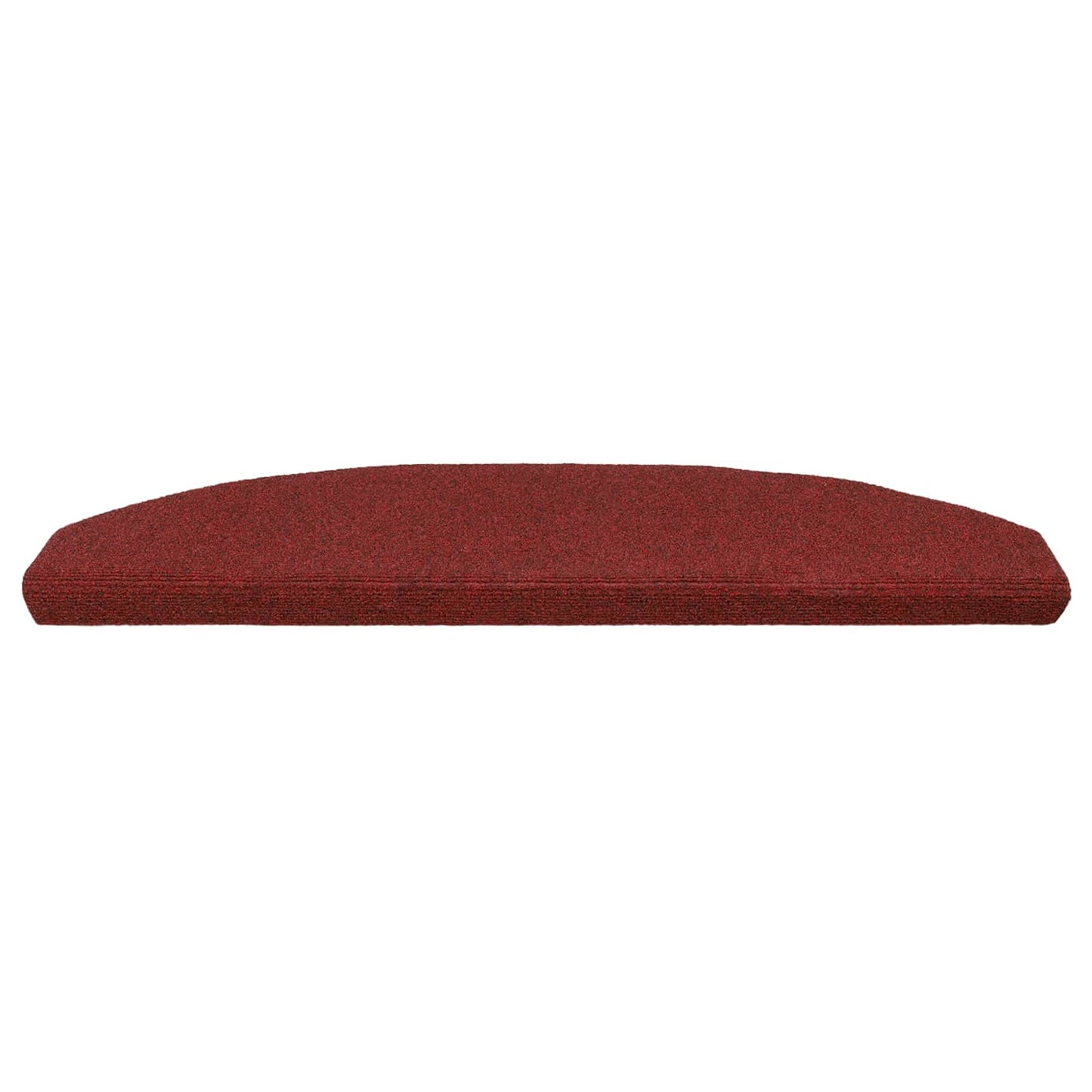 Selvlimende trappematter 15 pcs Bordeaux Rød 80 x 24,5 x 3,5 cm