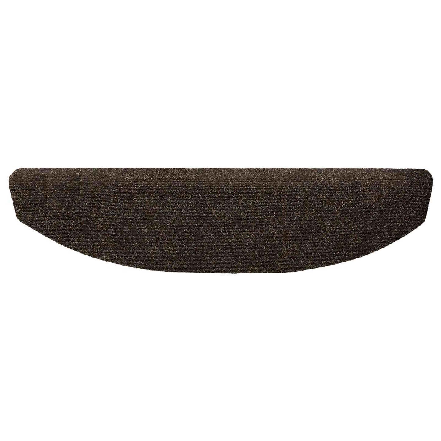 Selvlimende trappematter 15 pcs Mørk brun 80 x 24,5 x 3,5 cm