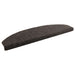 Selvlimende trappematter 15 pcs Antrasitt 80 x 24,5 x 3,5 cm