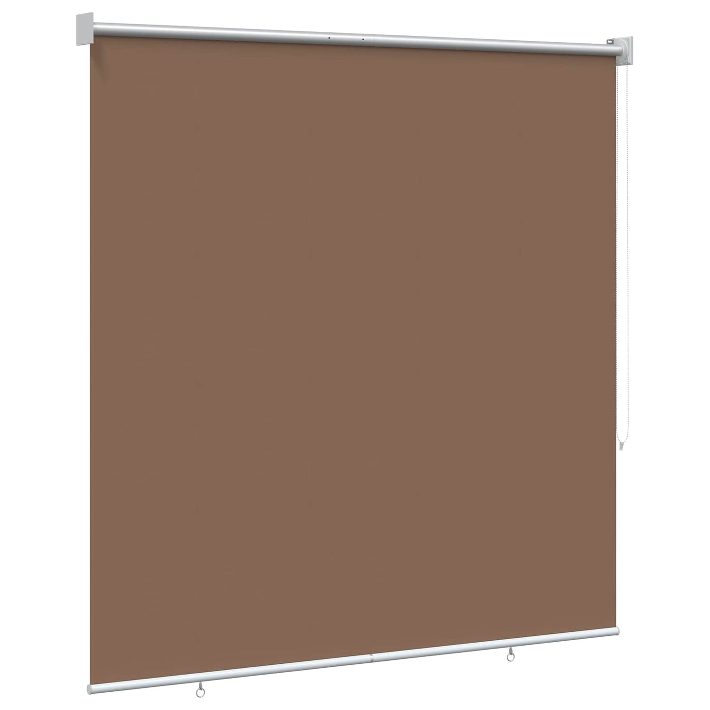 Rullegardin UV-beskyttelse Gråbrun 120 x 140 cm Polyester