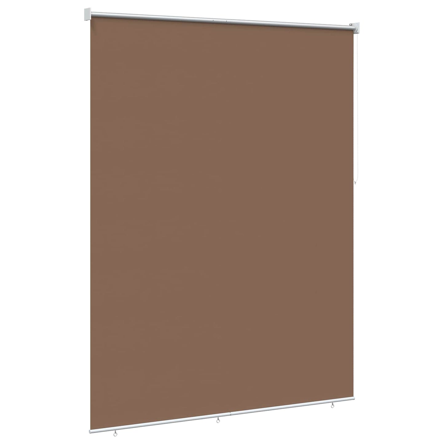 Rullegardin UV-beskyttelse Gråbrun 160 x 140 cm Polyester