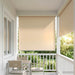 Rullegardin UV-beskyttelse Beige 120 x 140 cm Polyester