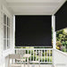 Rullegardin UV-beskyttelse Svart 160 x 140 cm Polyester