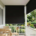 Rullegardin UV-beskyttelse Svart 180 x 230 cm Polyester