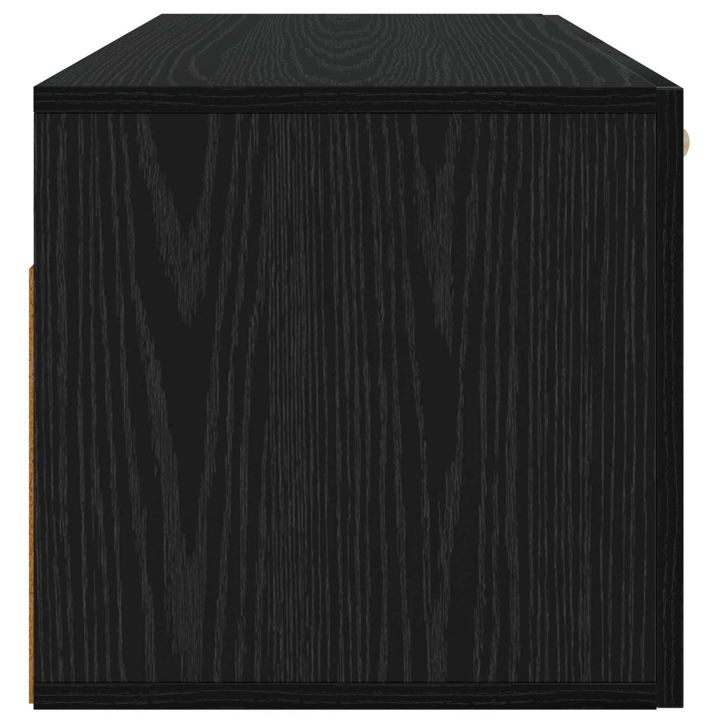 Veggskap Svart eik 60 x 36,5 x 35 cm Konstruert tre