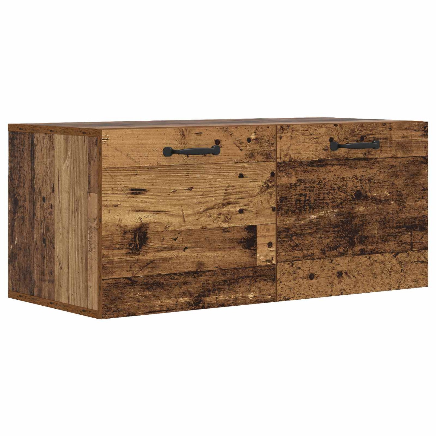 Veggskap Veggmontert Gammelt tre 80 x 36,5 x 35 cm