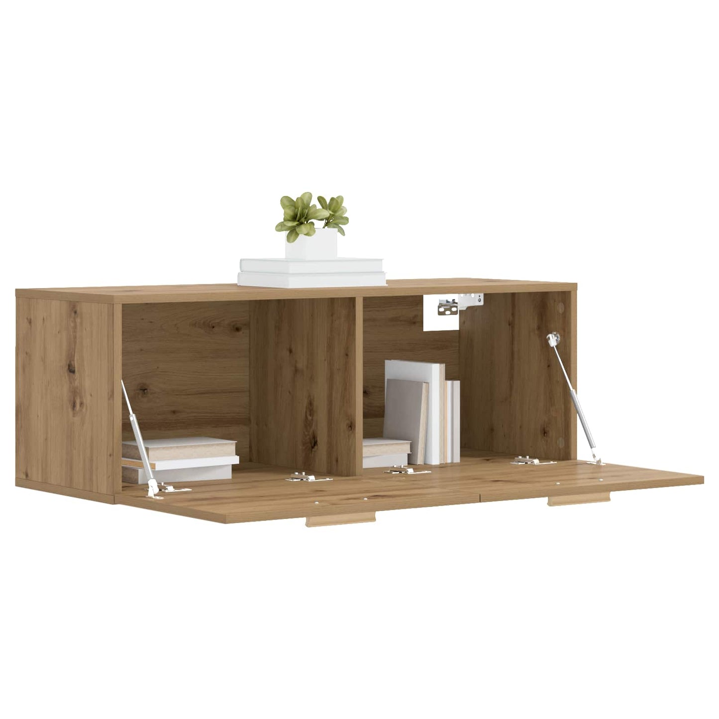 Veggskap 100 x 36,5 x 35 cm Konstruert tre Artisan eik