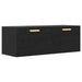 Veggskap Svart eik 100 x 36,5 x 35 cm Konstruert tre