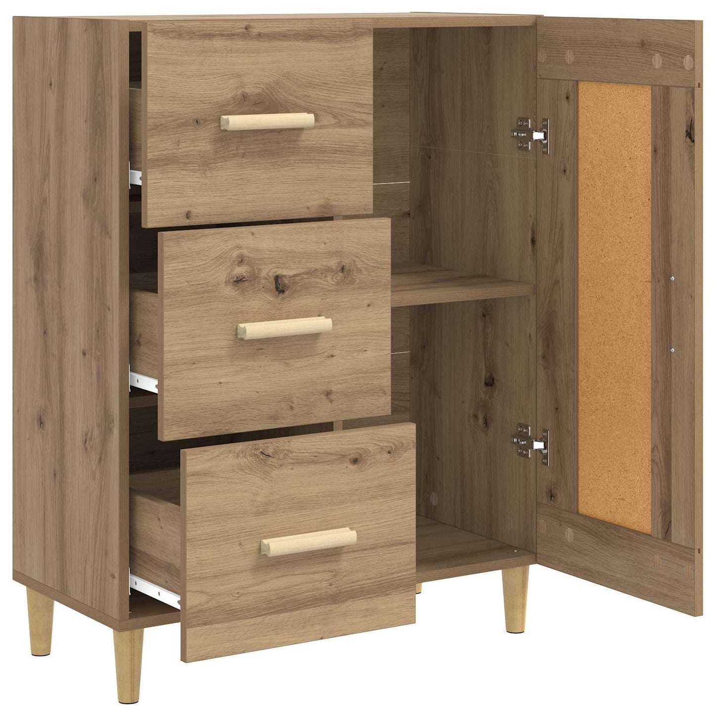 Serviesskap Artisan eik 69,5 x 34 x 90 cm Konstruert tre