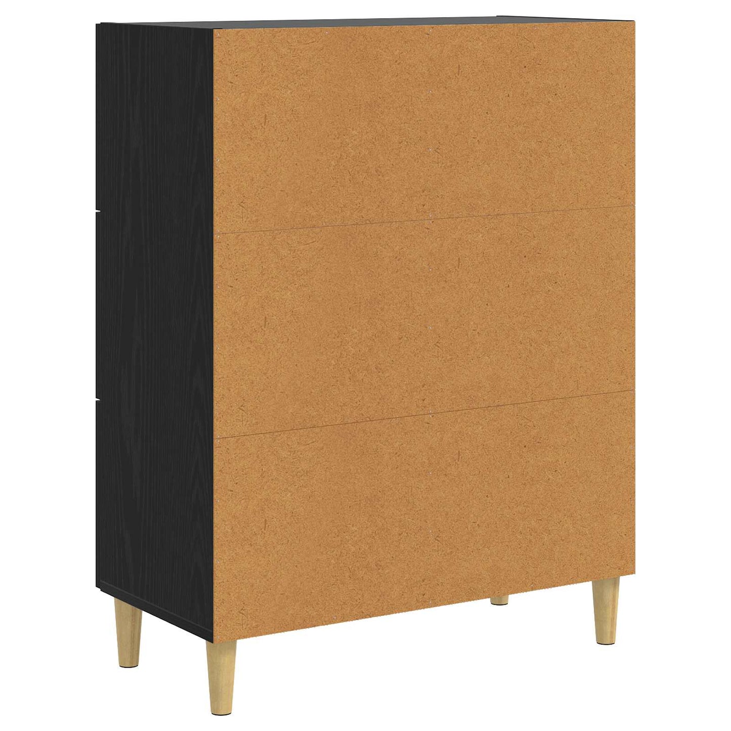 Serviesskap Svart eik 69,5 x 34 x 90 cm Konstruert tre