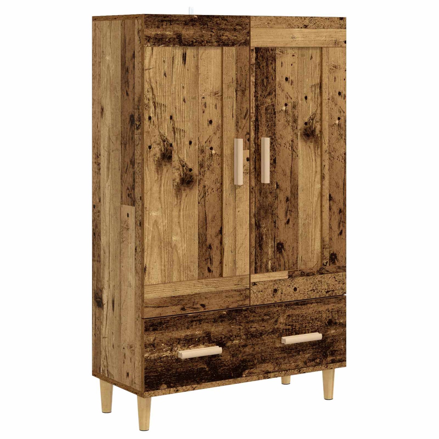 Høyskap Gammelt tre 70 x 31 x 115 cm Konstruert tre