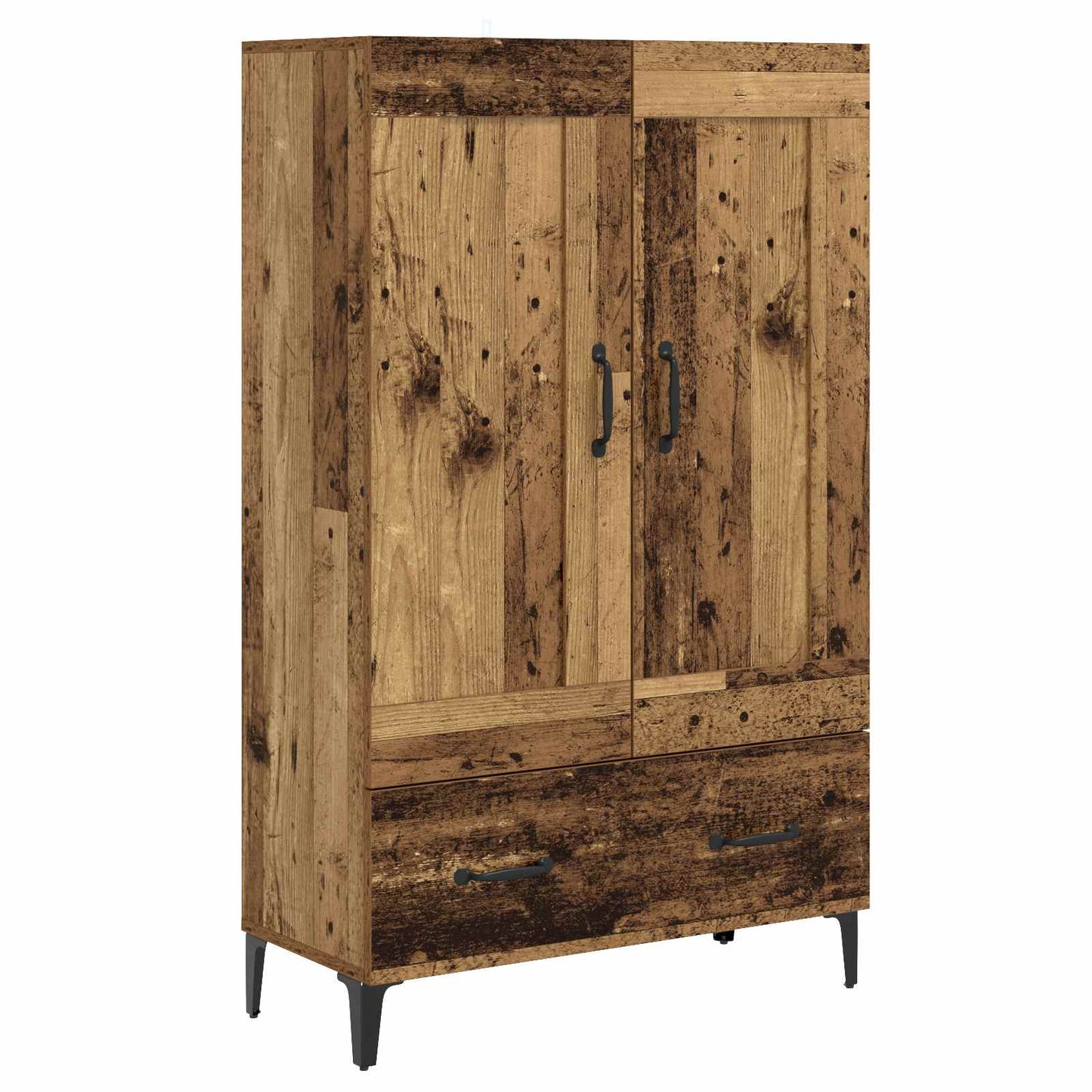 Høyskap Gammelt tre 70 x 31 x 115 cm Konstruert tre