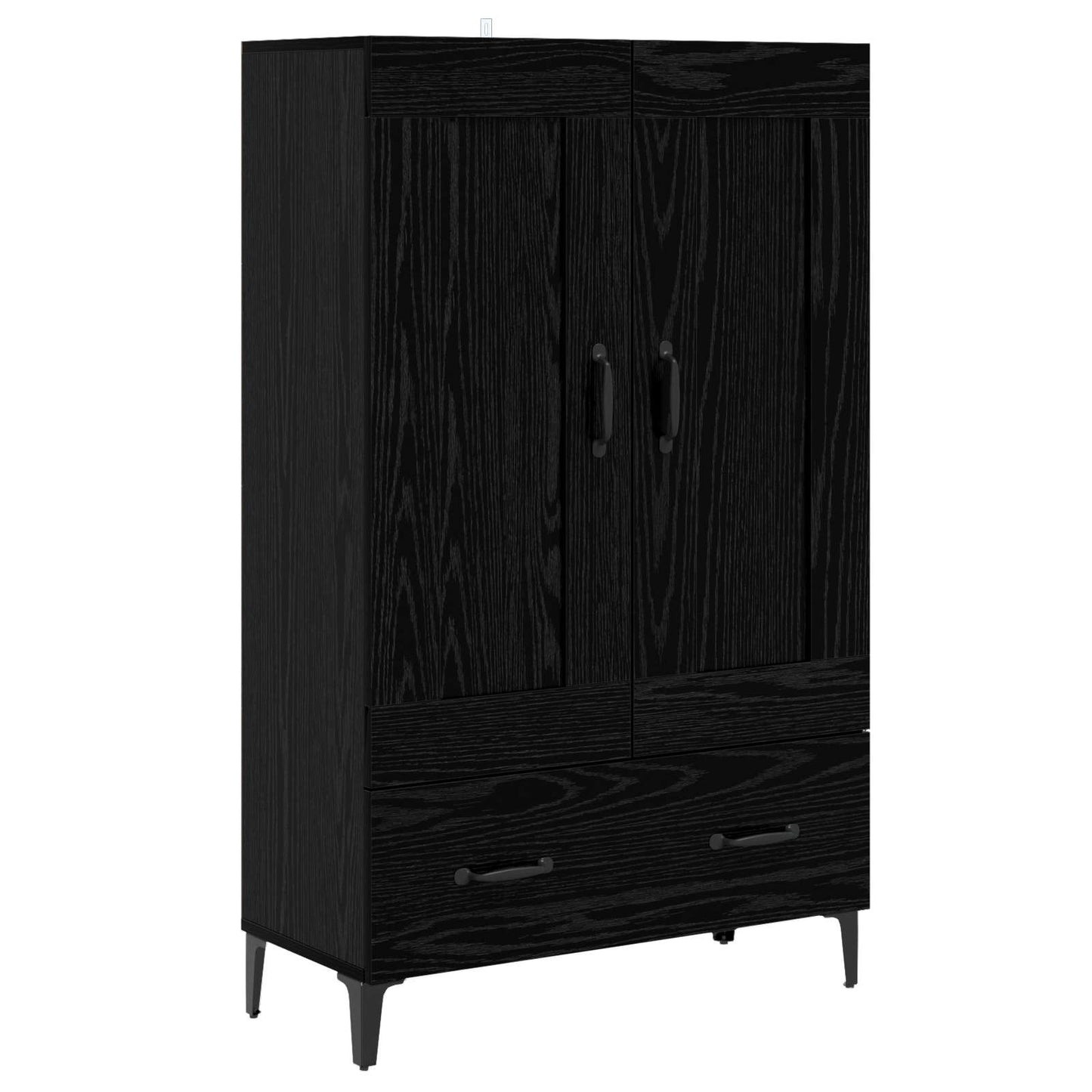 Høyskap Svart eik 70 x 31 x 115 cm Konstruert tre