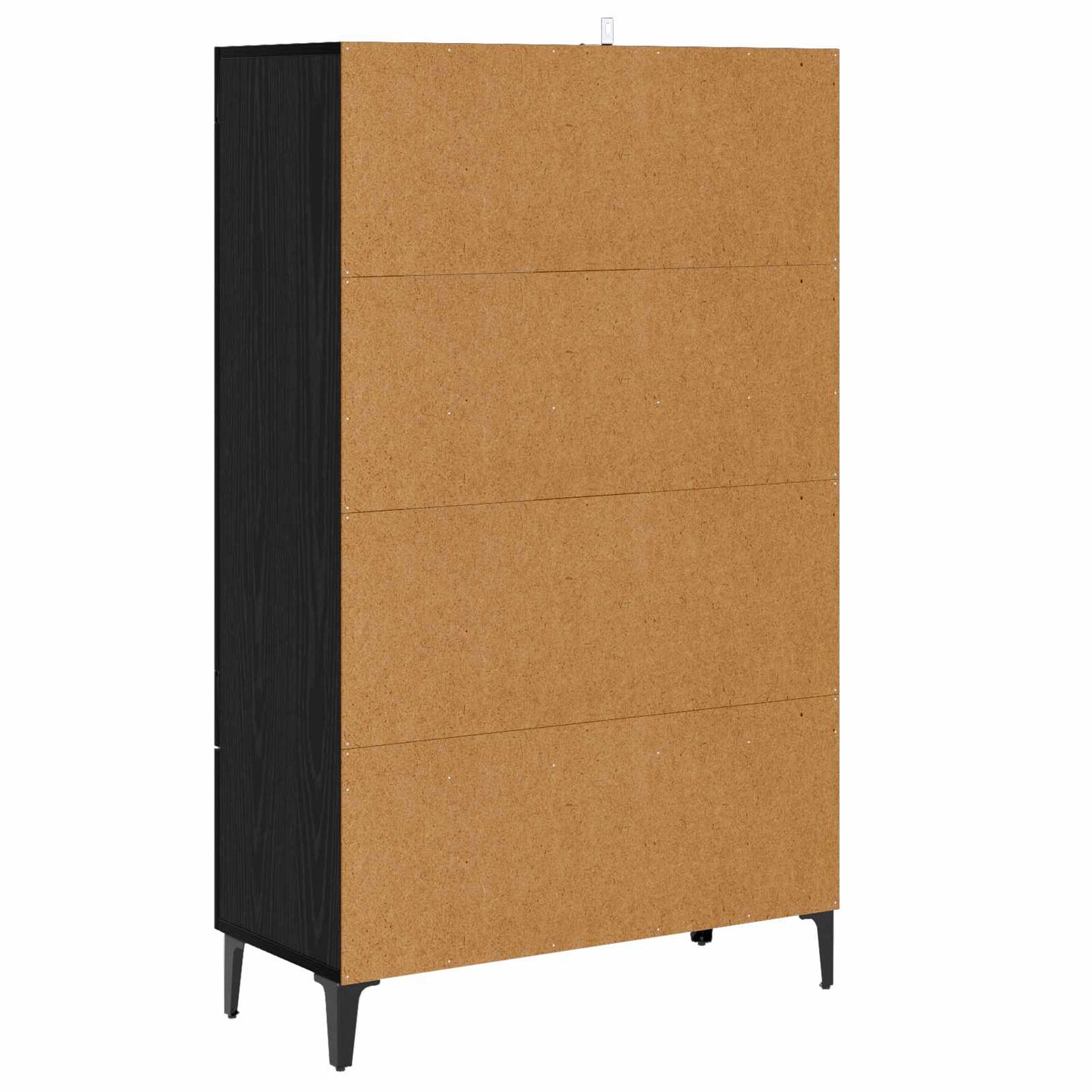 Høyskap Svart eik 70 x 31 x 115 cm Konstruert tre
