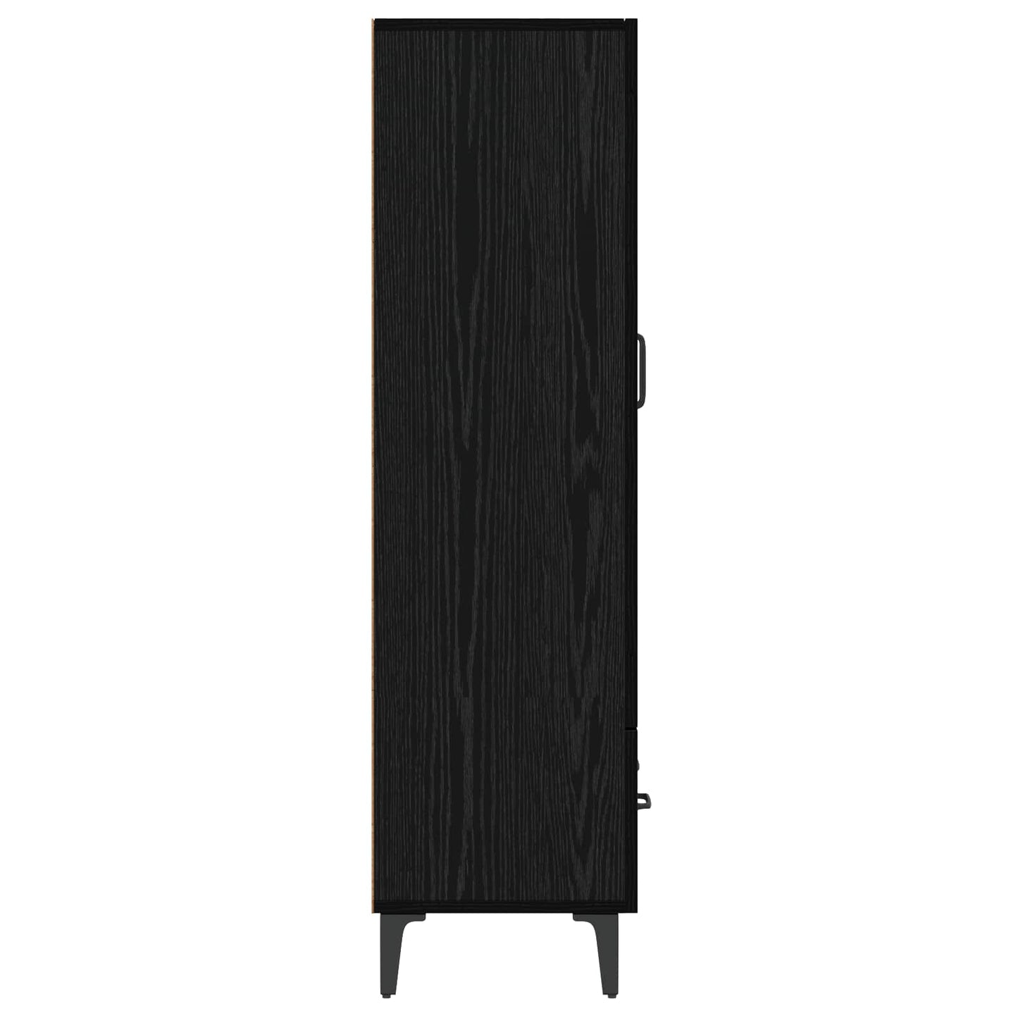 Høyskap Svart eik 70 x 31 x 115 cm Konstruert tre