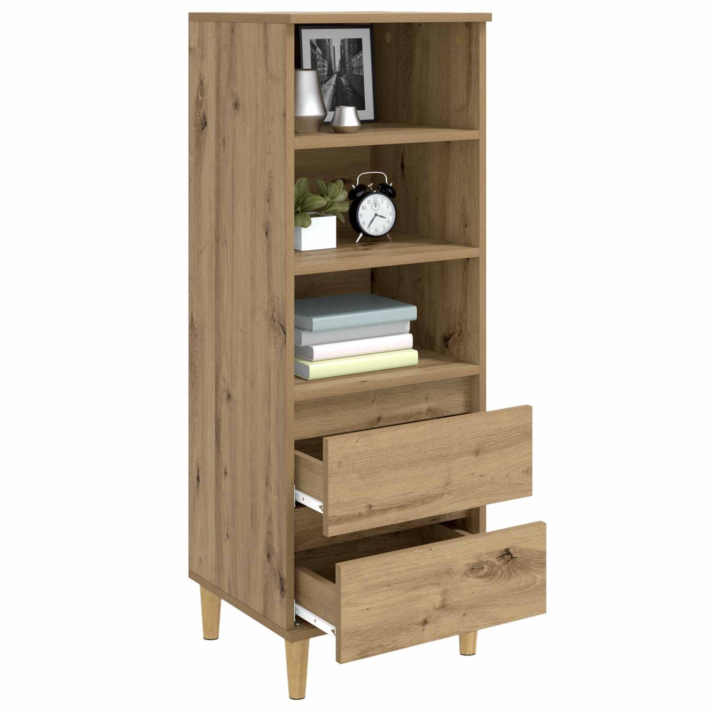 Høyskap Artisan eik 40 x 36 x 110 cm Konstruert tre