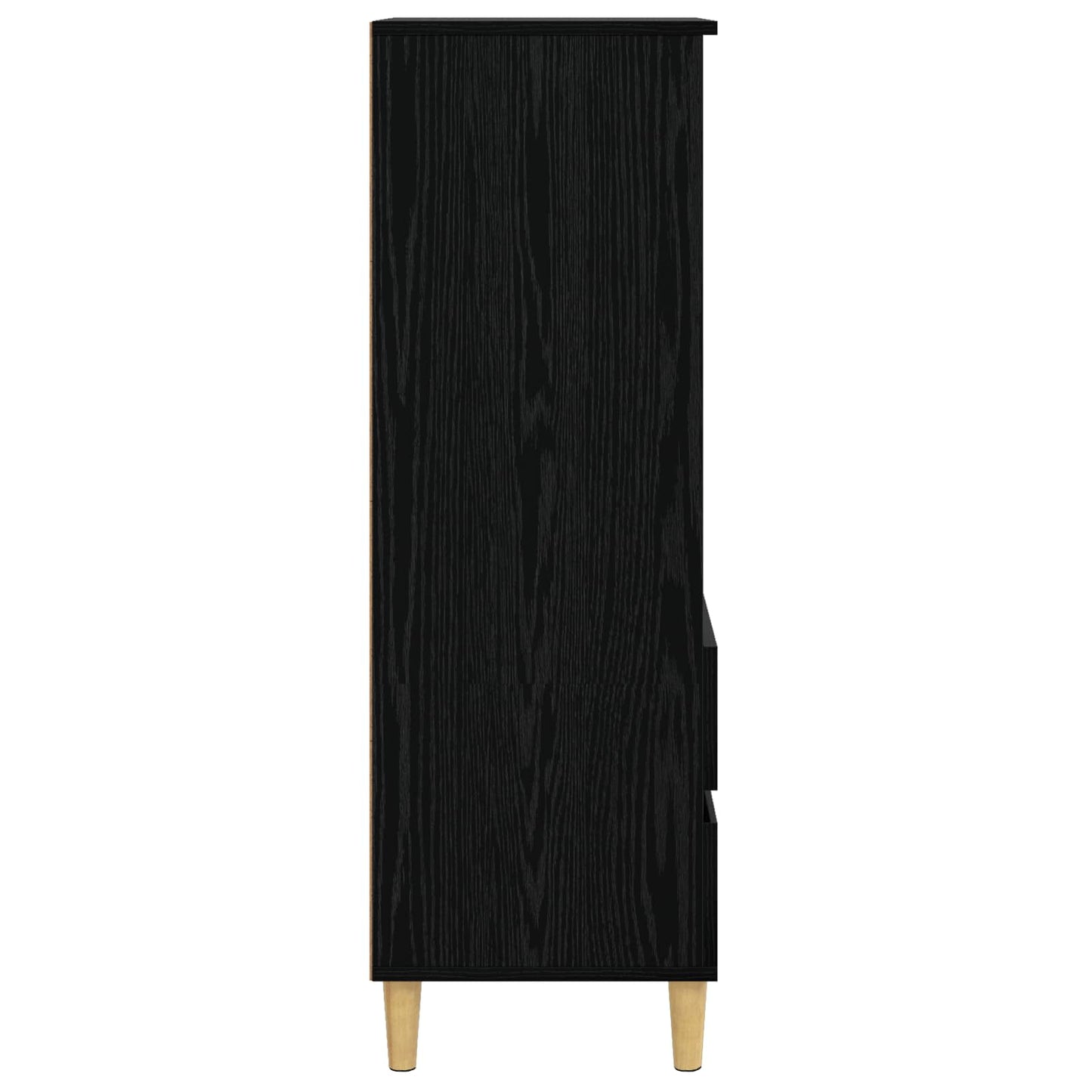 Høyskap Svart eik 40 x 36 x 110 cm Konstruert tre