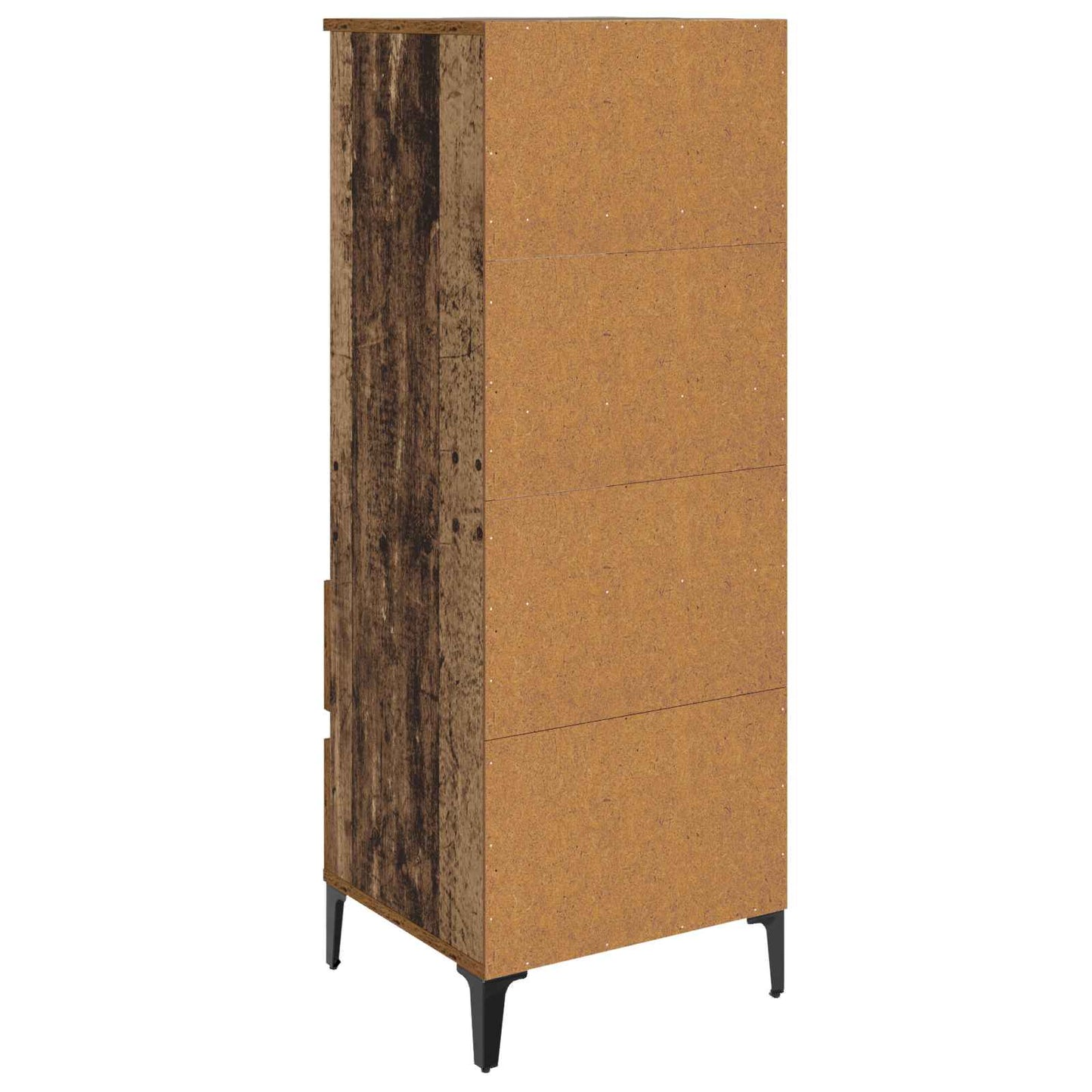 Høyskap Gammelt tre 40 x 36 x 110 cm Konstruert tre