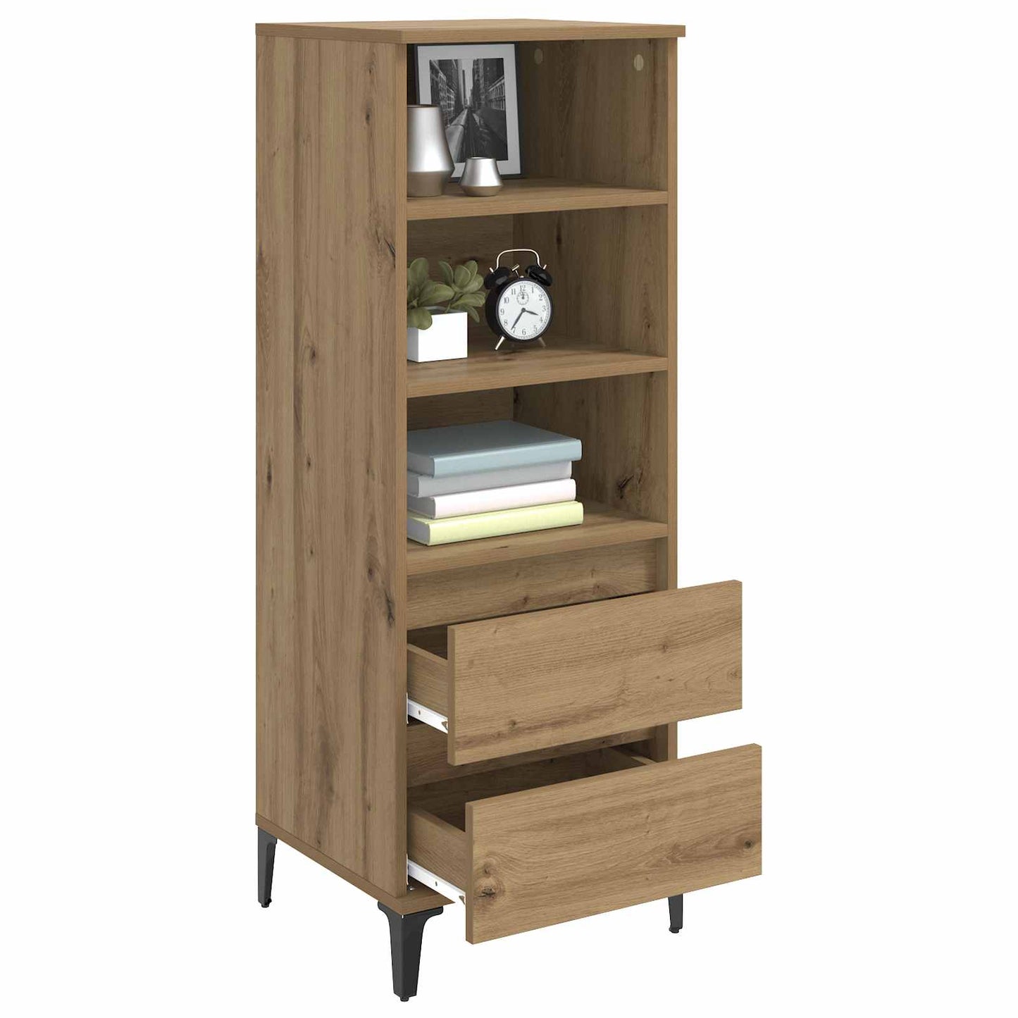 Høyskap Artisan eik 40 x 36 x 110 cm Konstruert tre