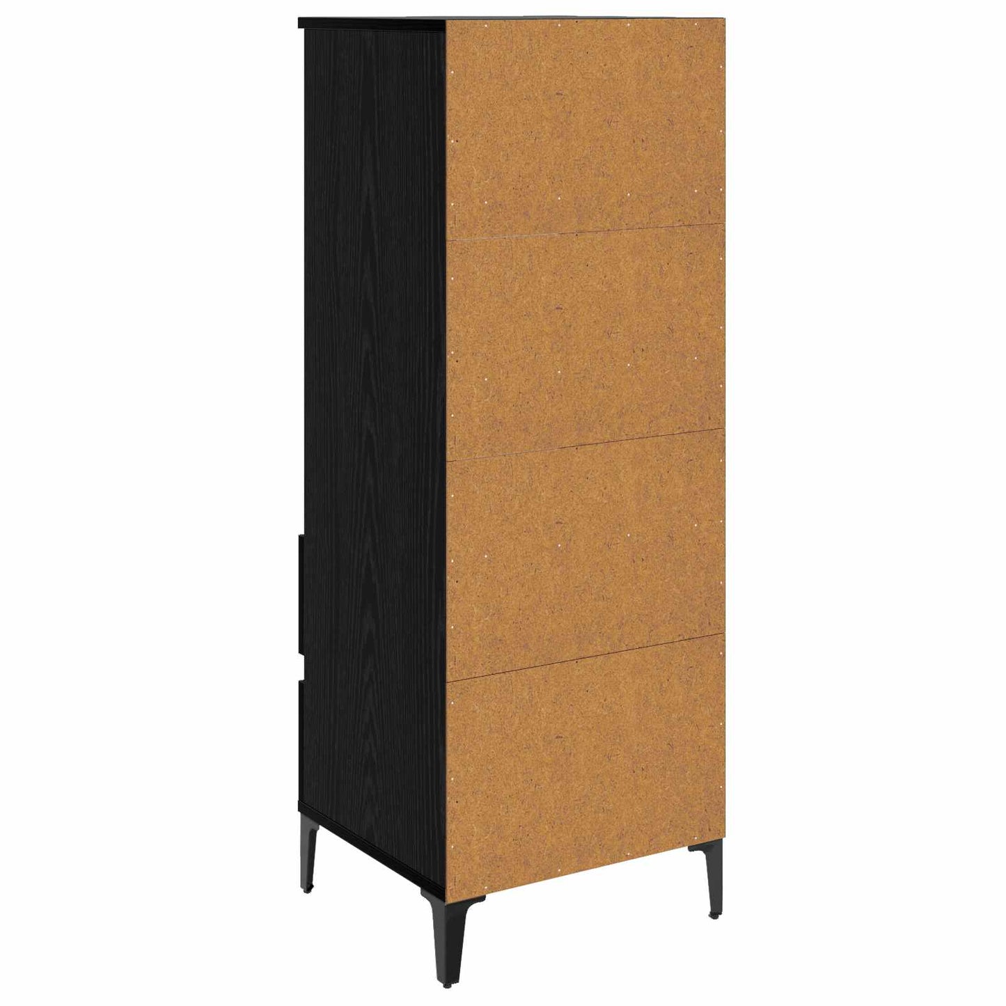 Høyskap Svart eik 40 x 36 x 110 cm Konstruert tre
