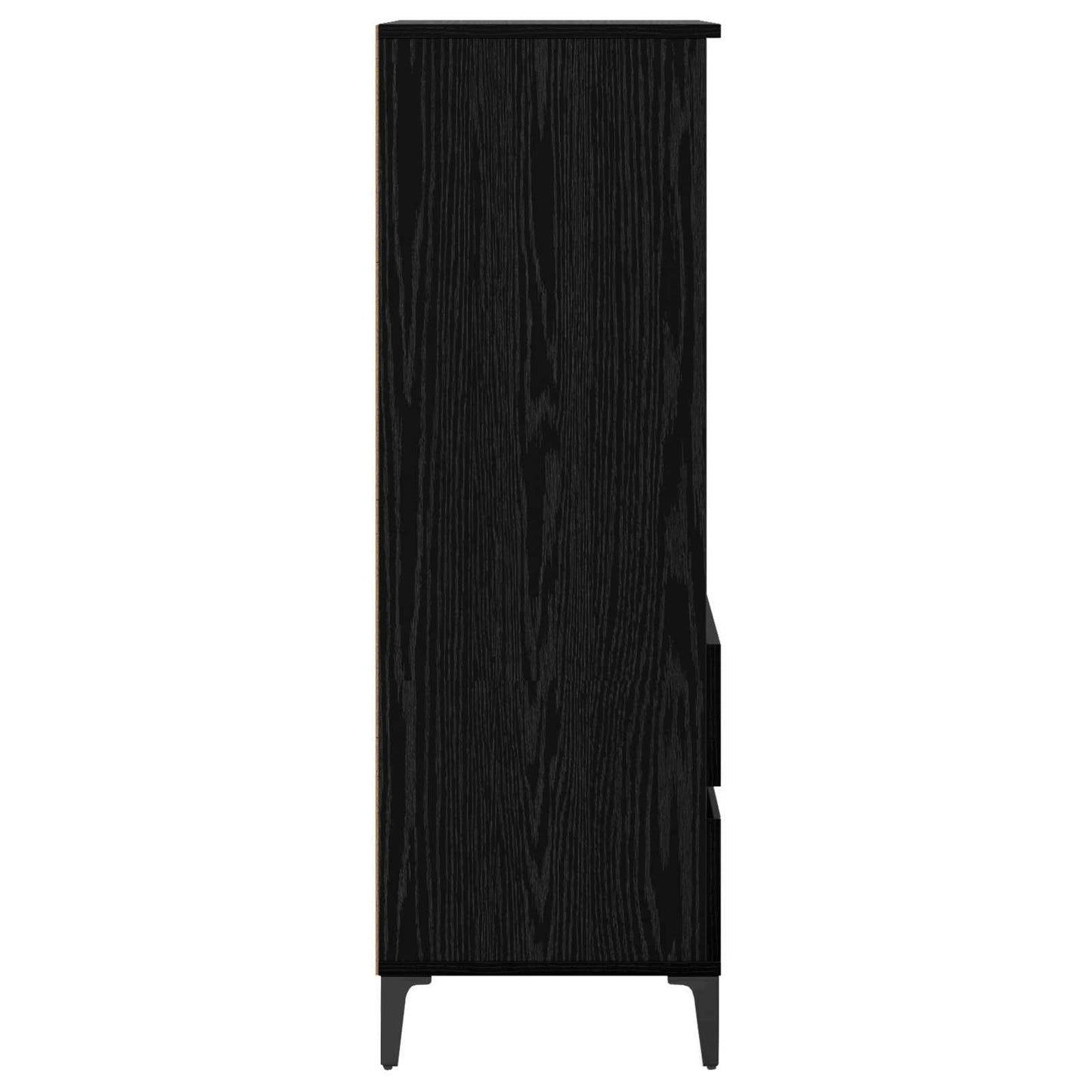 Høyskap Svart eik 40 x 36 x 110 cm Konstruert tre