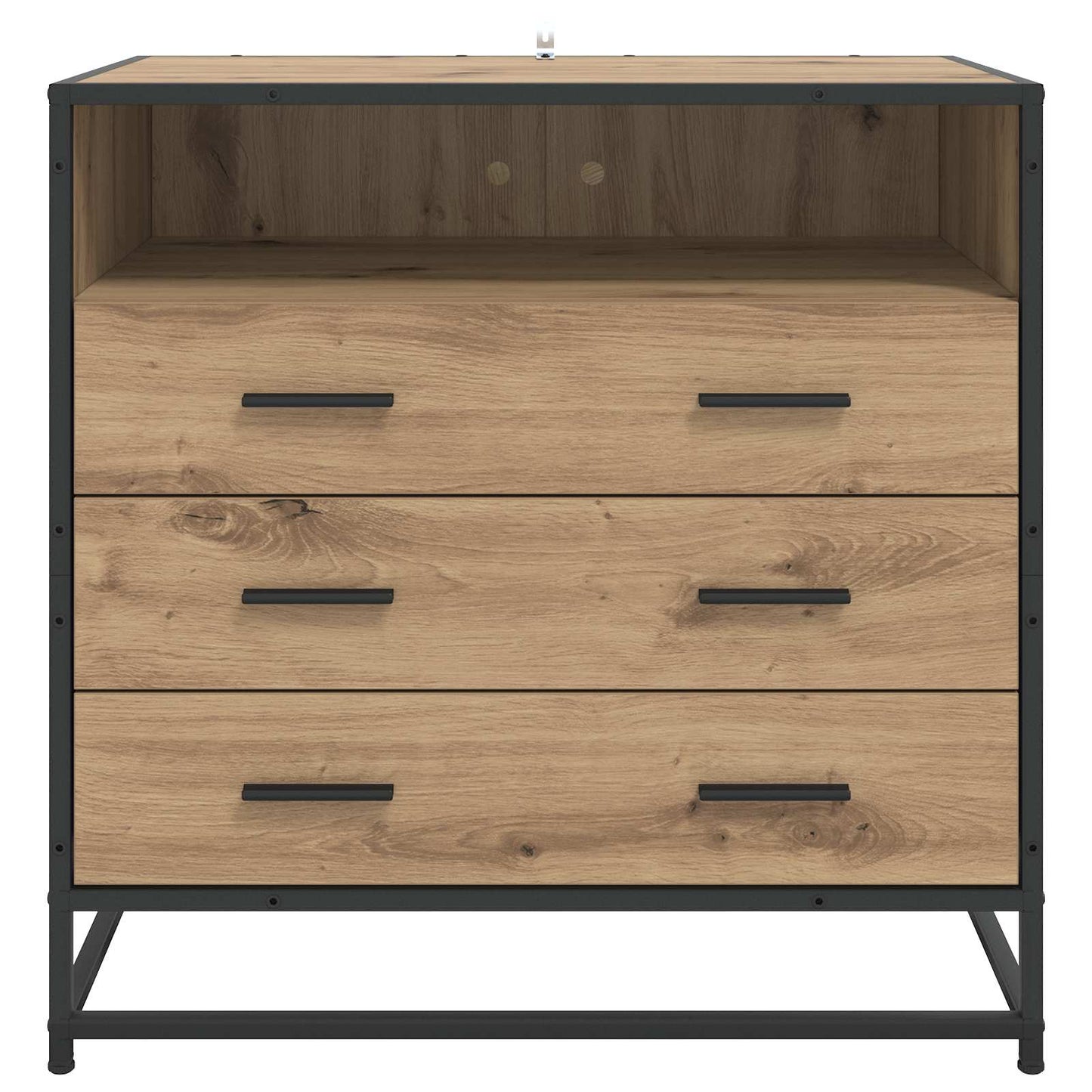 Skuffeskap 3-Skuff Artisan eik 70 x 41 x 70 cm Konstruert tre