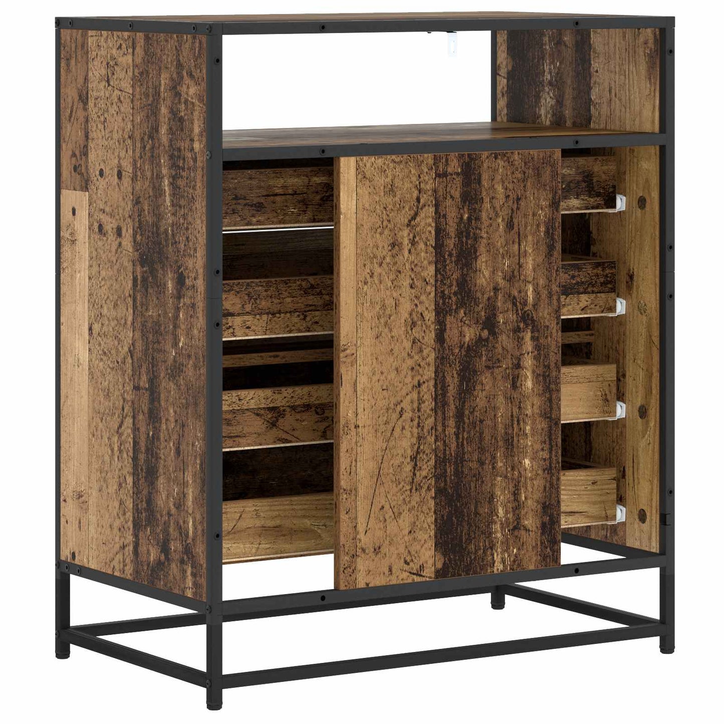 Skuffeskap 4-Skuff Gammelt tre 70 x 41 x 83,5 cm Konstruert tre