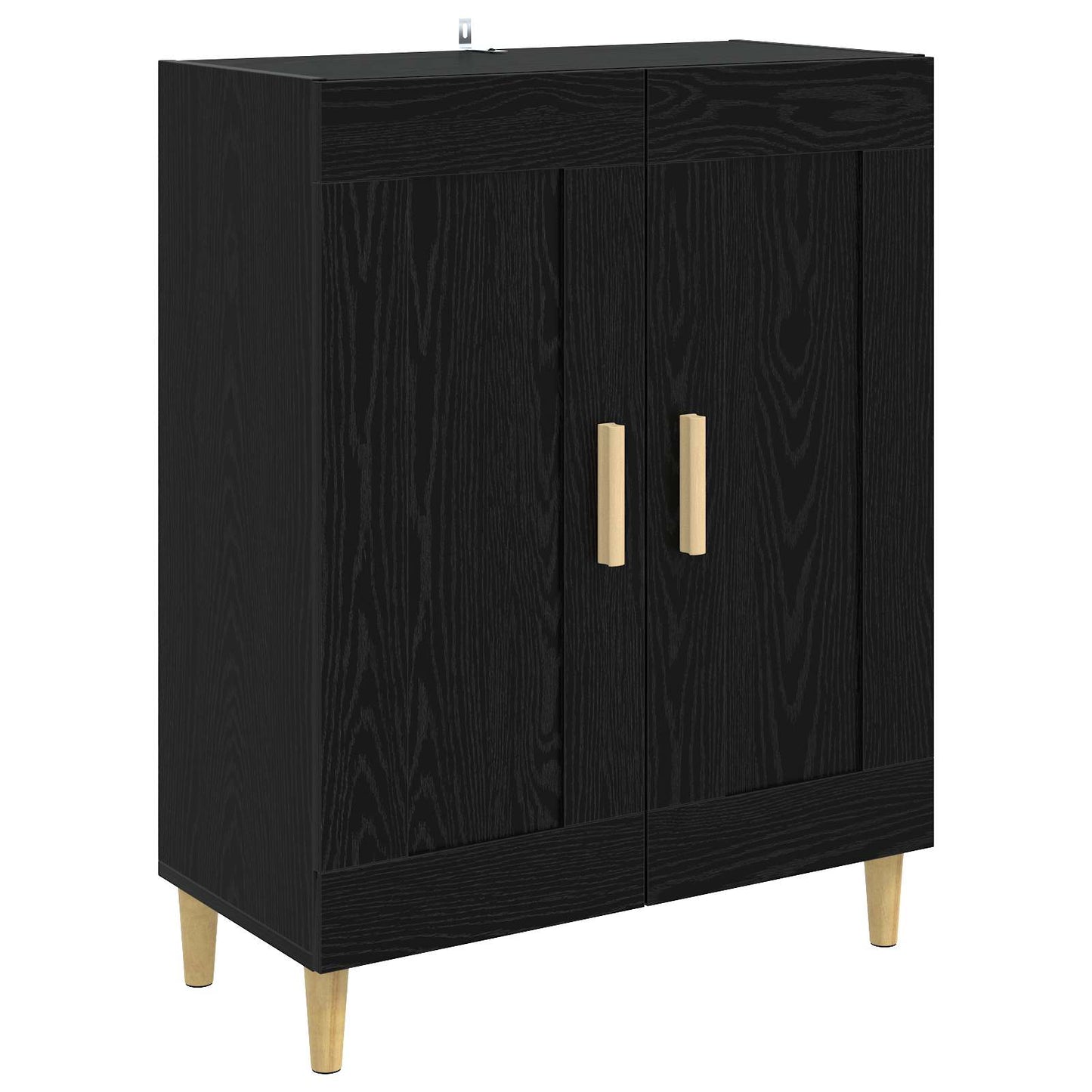 Serviesskap Svart eik 69,5 x 34 x 90 cm Konstruert tre