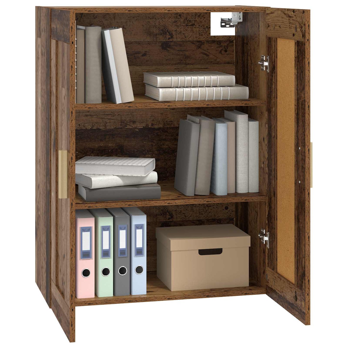Veggskap Veggmontert Gammelt tre 69,5 x 34 x 90 cm