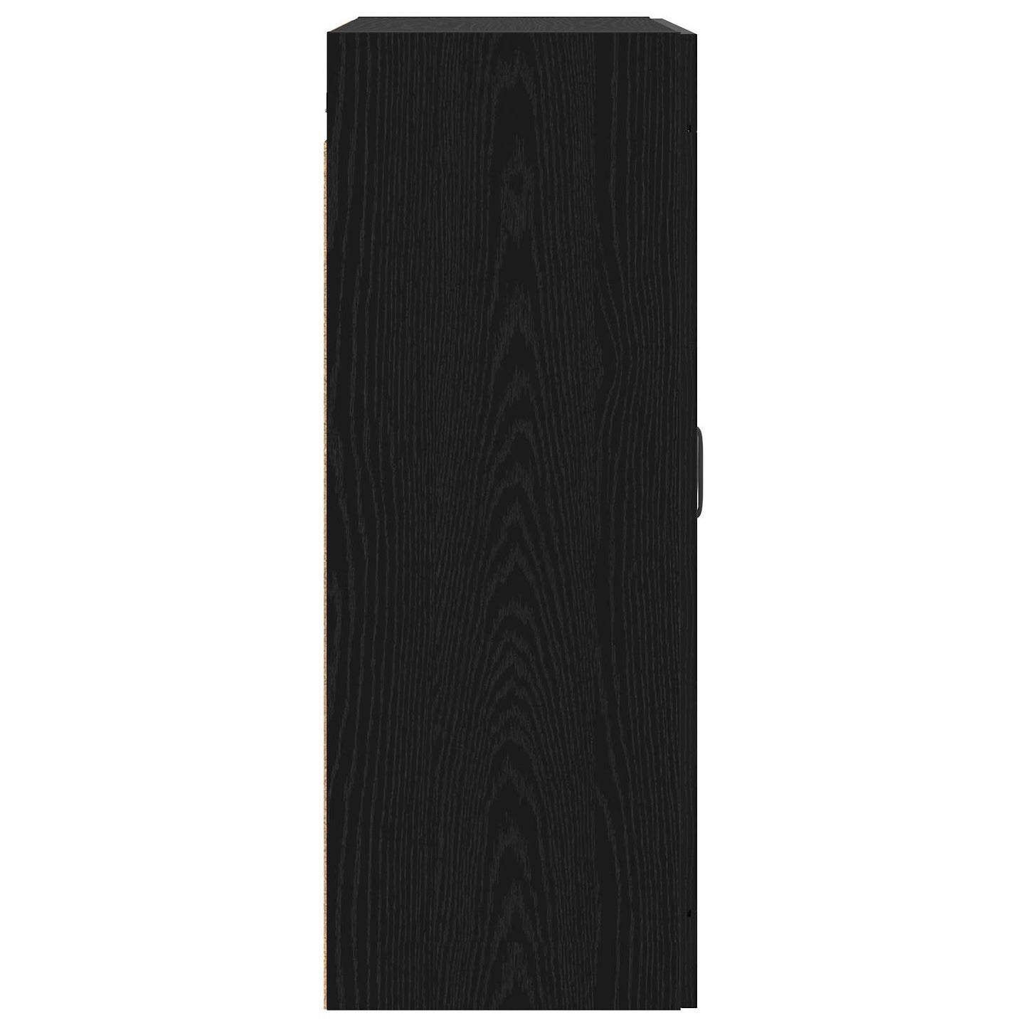 Veggskap Svart eik 69,5 x 34 x 90 cm Konstruert tre