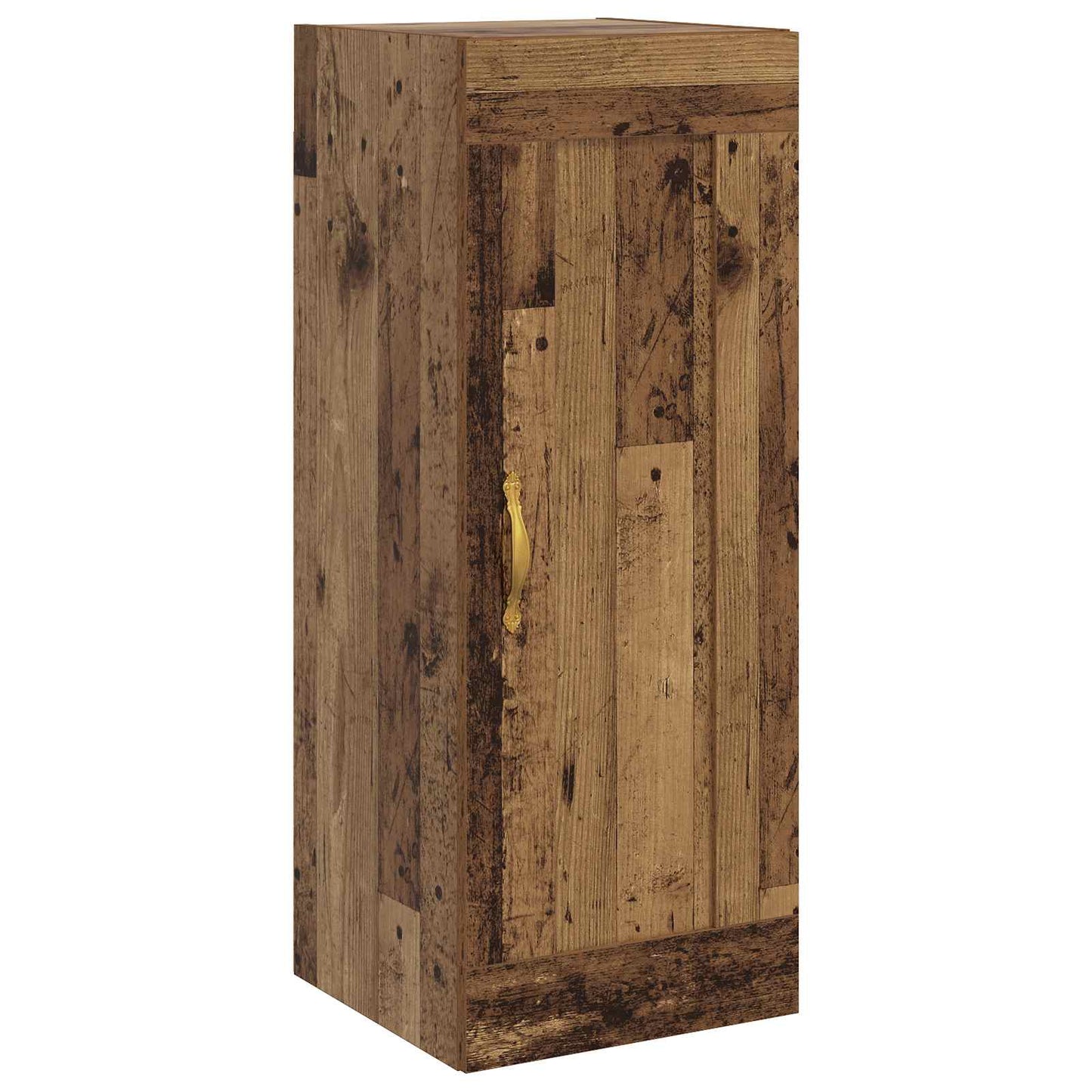 Veggskap Gammelt tre 34,5 x 34 x 90 cm Konstruert tre