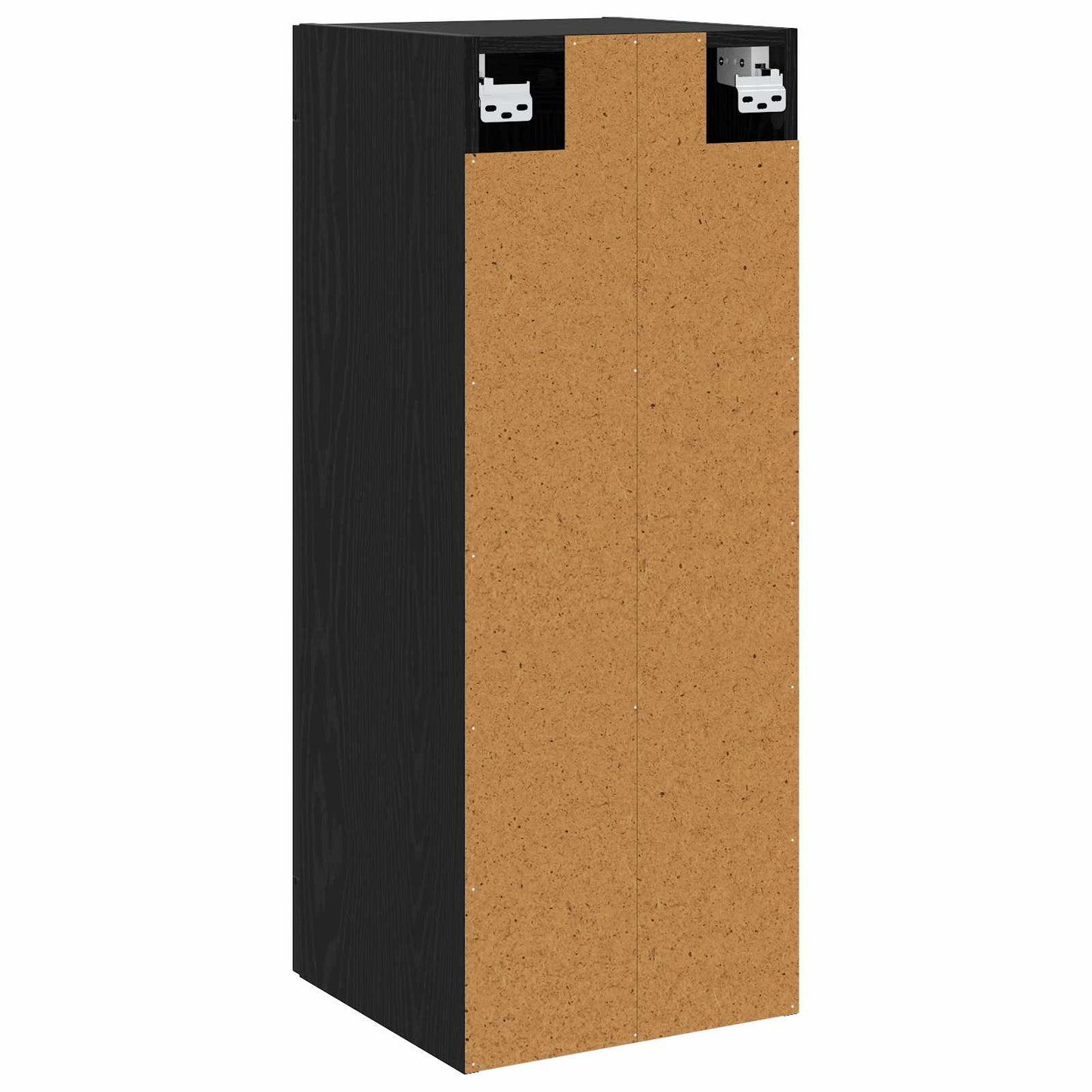 Veggskap Svart eik 34,5 x 34 x 90 cm Konstruert tre