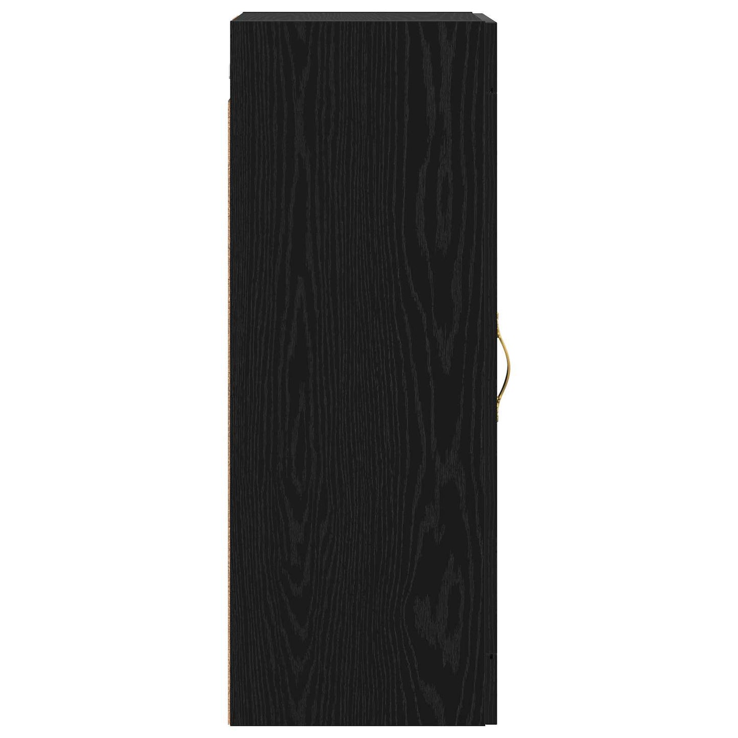 Veggskap Svart eik 34,5 x 34 x 90 cm Konstruert tre