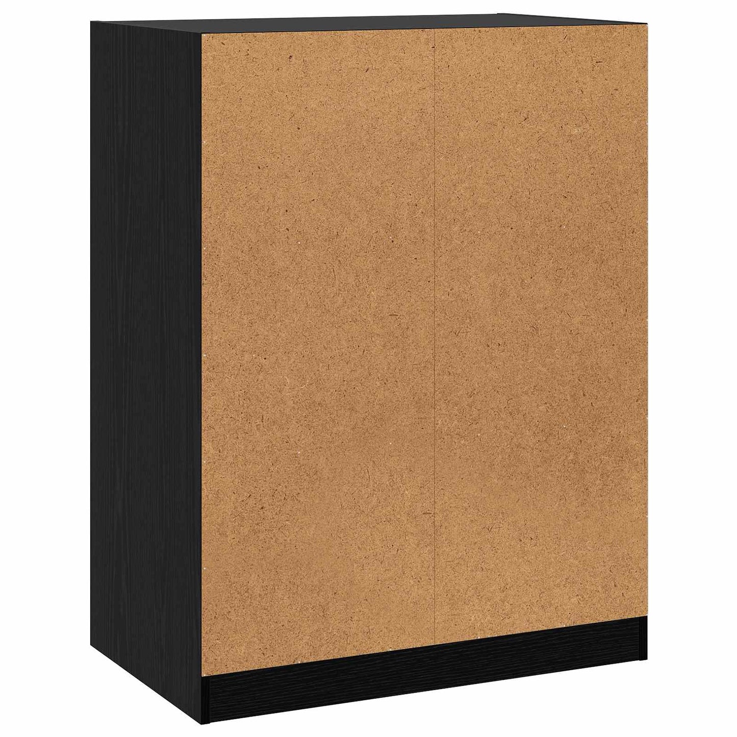 Garderobeskap med hylle Svart eik 77 x 48 x 102 cm PB