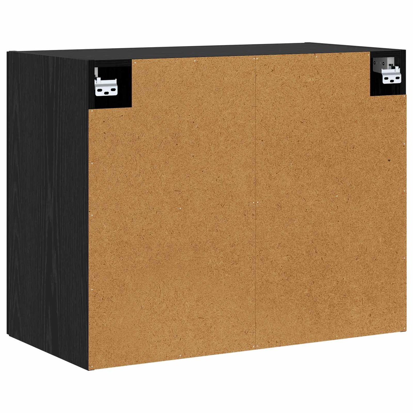 Veggskap Svart eik 80 x 42,5 x 64 cm Konstruert tre