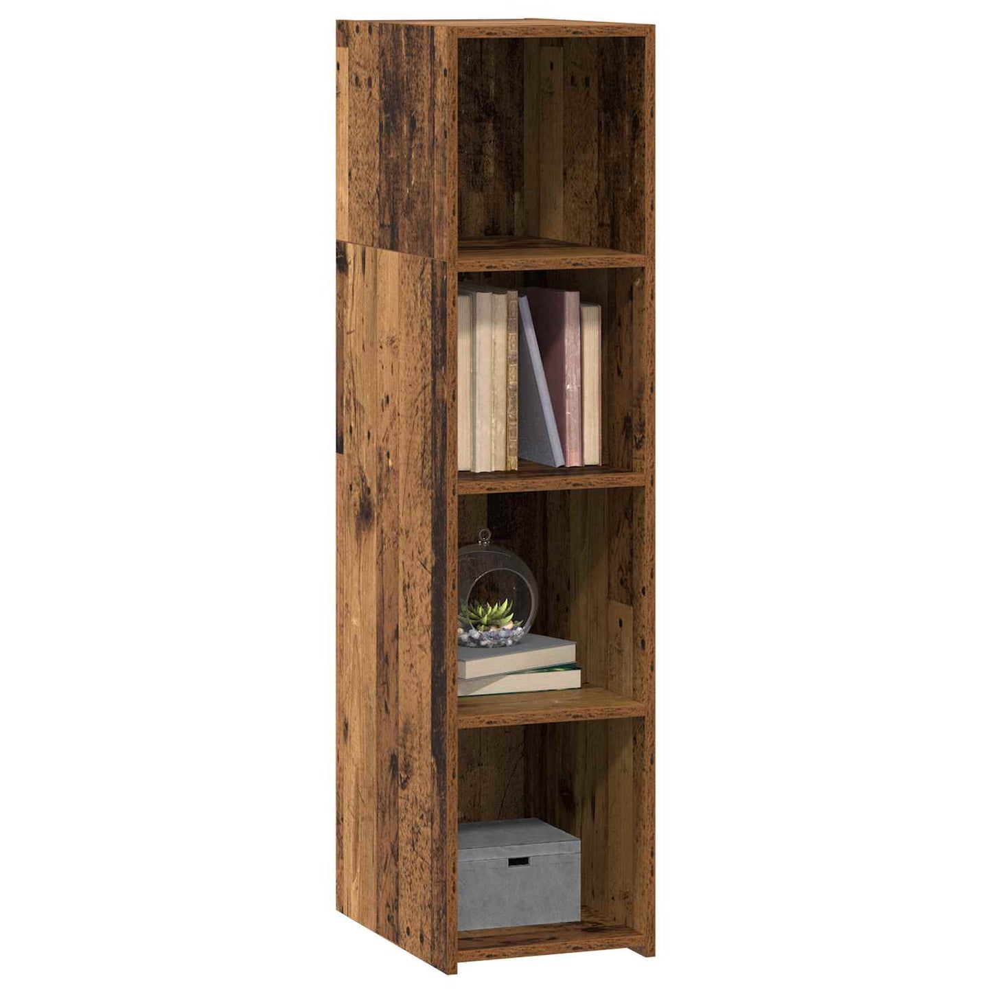 Høyskap Gammelt tre 30 x 41 x 124 cm Konstruert tre