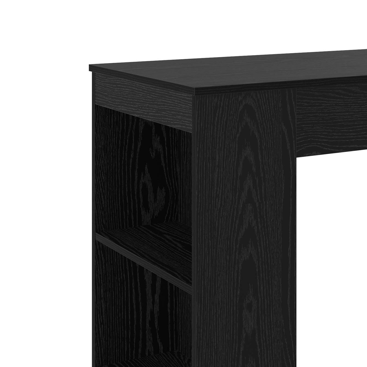 Barbord 95 x 47 x 103,5 cm Konstruert tre Svart eik