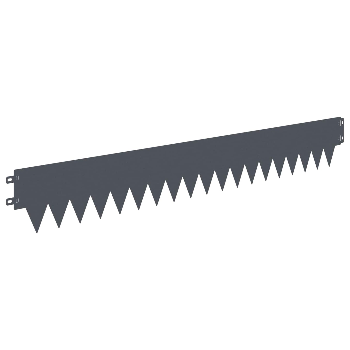 Gjerdekant 30 pcs 103 x 15 cm metall Antrasitt